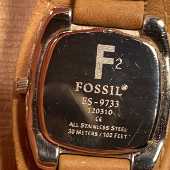 Fossil ES9733 original leather band watch 10meters - Picture 4 of 13